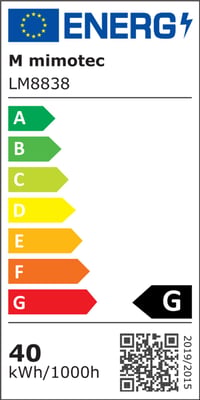 Stropný LED ventilátor Mimotec Cami čierny, DC motor, 6 rýchlostí, diaľkové ovládanie, výsuvné lopatky, letná a zimná funkcia, časovač, CCT 8
