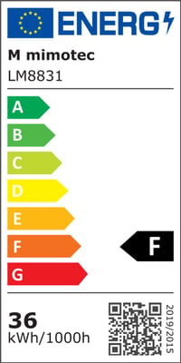 Stropný ventilátor Mimotec Olga s LED osvetlením, biely, s diaľkovým ovládaním, jednosmerný motor, 6 rýchlostí, výsuvné lopatky, letný/zimný režim, časovač 8