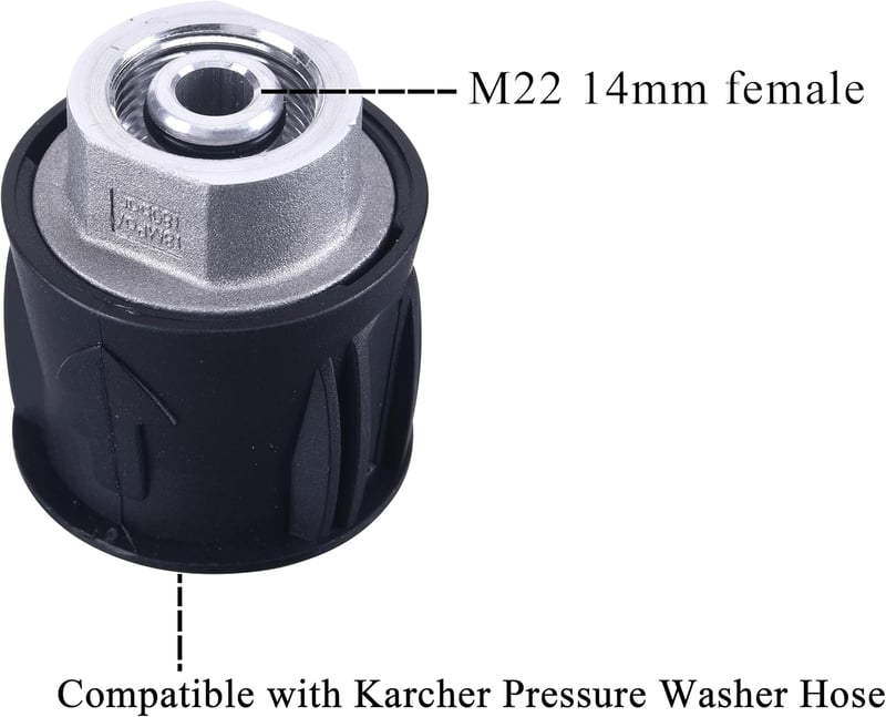 M MINGLE Kärcher nyomásmosó adapter M22 14mm csatlakozóhoz