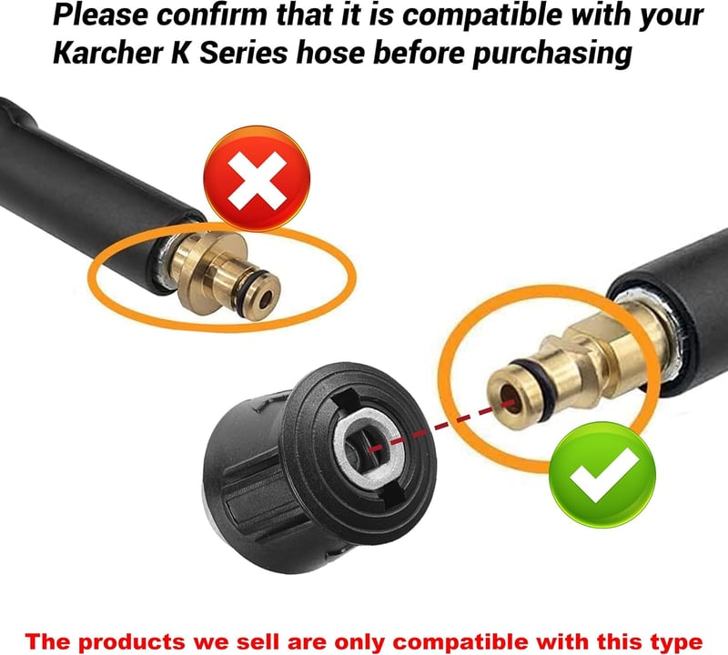 M MINGLE Kärcher nyomásmosó adapter M22 14mm csatlakozóhoz