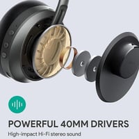 m MU Bluetooth Fejhallgató 25 Órás Akkumulátor, HiFi Stereo, Összecsukható Vezeték Nélküli 6