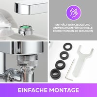 M. ROSENFELD HOME Forgó Csapkiterjesztés 2 Sugaras M20/M22/M24 Adapter 10