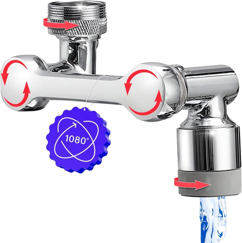 M. ROSENFELD HOME Forgó Csapkiterjesztés 2 Sugaras M20/M22/M24 Adapter