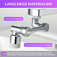 M. ROSENFELD HOME Forgó Csapkiterjesztés 2 Sugaras M20/M22/M24 Adapter 3