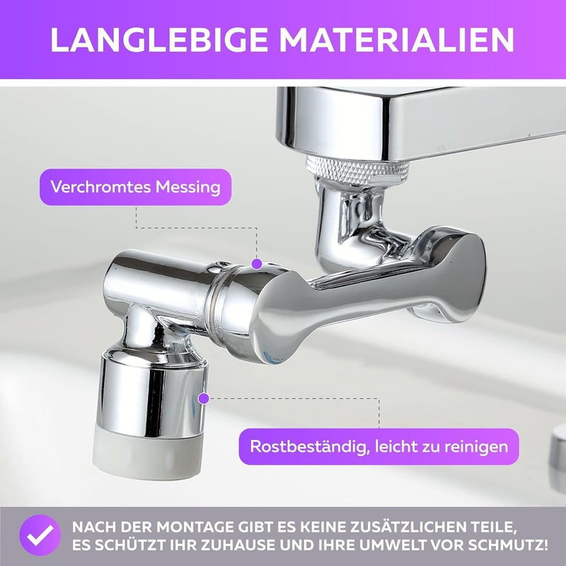 M. ROSENFELD HOME Forgó Csapkiterjesztés 2 Sugaras M20/M22/M24 Adapter