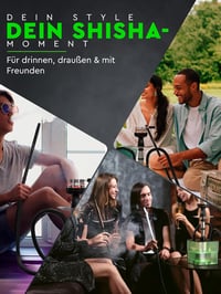 M. ROSENFELD Shisha Szett Komplett Hordozható Táskával - Vízipipa Készlet HMD Fejjel, Szipkával, Alumínium Merülőcsővel és Akril Tállal 5