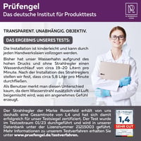M. ROSENFELD Víztakarékos Csapszűrő M24 - Króm Perlátor Konyhai és Fürdőszobai Csapokhoz, Vízkőgátló Golyós Szűrővel, 5l/perc

AI: I've crea 8