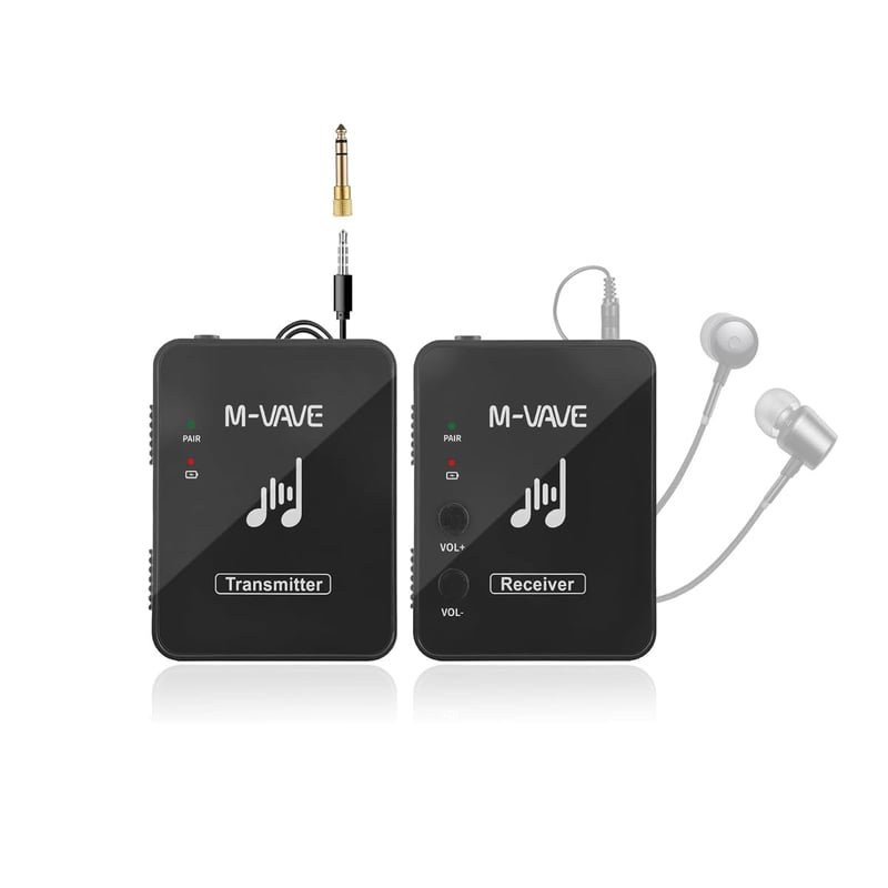 M-Vave WP9 bežični in-ear monitor sustav 2.4GHz, USB punjenje - crni