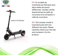 M365Lyon 255x80 Gumiabroncs és Belső Cső Elektromos Rollerhez 3