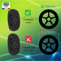 M365Lyon 255x80 Gumiabroncs és Belső Cső Elektromos Rollerhez 6