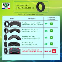 M365Lyon Tubeless Gumiabroncs 10x2.75-6.5 Elektromos Rollerhez 6