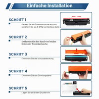 Cartuș toner compatibil M4U SM4Y 220A W2200A cu cip pentru imprimante HP Color LaserJet Pro MFP 4302dw 4302fdw 4202dw 4202dn 4302fdn Negru Cyan Galben Magenta 5
