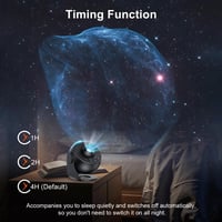 Proiector de stele Macchiatto Upgrade cu 13 discuri planetare, lampă galaxie cu temporizator, proiector planetariu pentru copii și adulți, pentru decorarea camerei 4