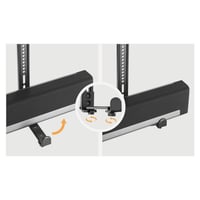 Suport universal pentru soundbar Maclean MC-914, pentru montare deasupra sau dedesubtul televizorului, suport de perete pentru difuzoare cu capacitate de încărcare de până la 15 kg 6
