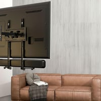Suport universal pentru soundbar Maclean MC-914, pentru montare deasupra sau dedesubtul televizorului, suport de perete pentru difuzoare cu capacitate de încărcare de până la 15 kg 3