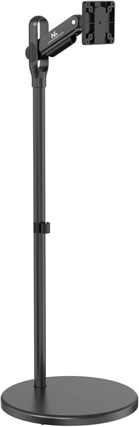 Maclean MC-970 mobil TV állvány kerekeken 17-25" képernyőhöz, dönthető és magasságállítható - black 1