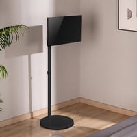 Maclean MC-970 mobil TV állvány kerekeken 17-25" képernyőhöz, dönthető és magasságállítható - black 2