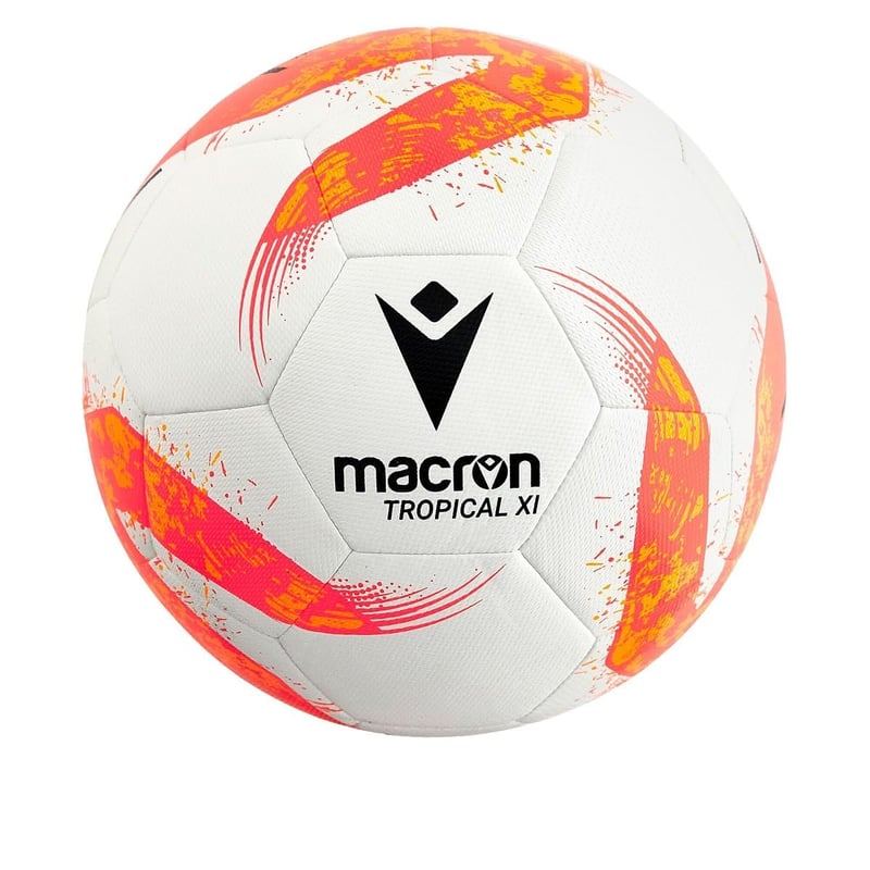 Futsalová lopta Macron Tropical XI - biela/oranžová - veľkosť 4