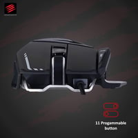 MAD CATZ RAT 6+ Gamer Egér Fekete - Professzionális Gaming Mouse 5