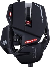 MAD CATZ RAT 6+ Gamer Egér Fekete - Professzionális Gaming Mouse 1