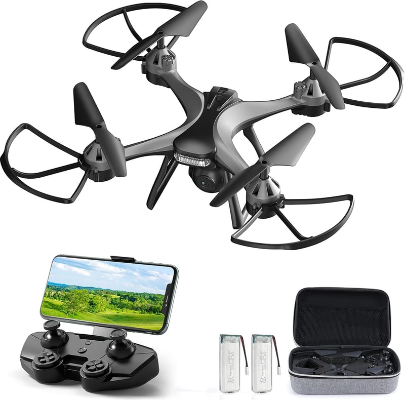 MAETOT 1080P HD Kamerás Drón - RC Quadcopter Kezdőknek és Haladóknak, Hang és Gesztus Vezérlés, 360° Flip Funkció, Applikációs Irányítás