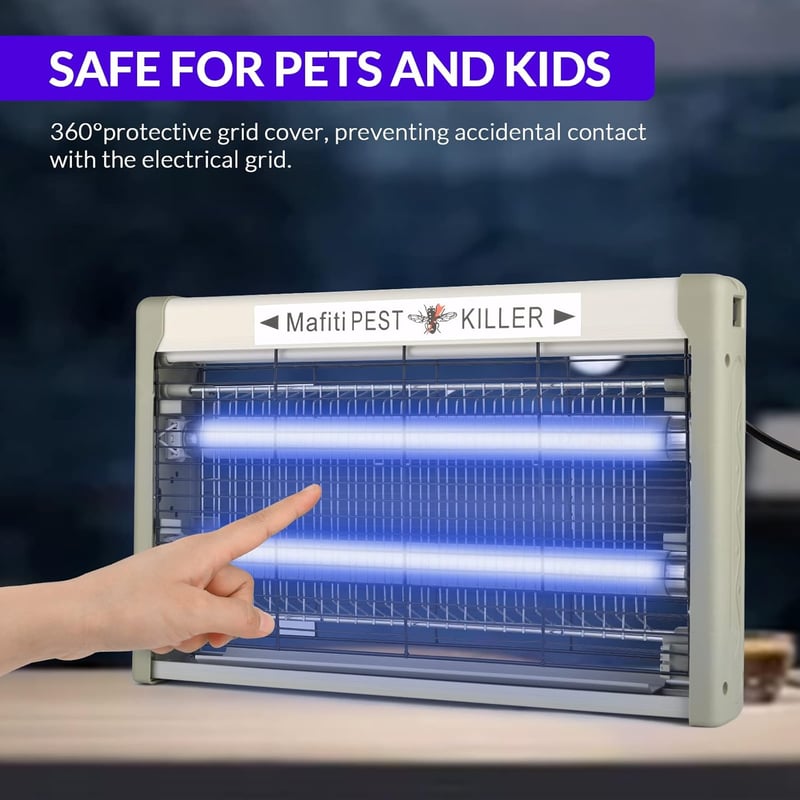 mafiti 20W UV Elektromos Szúnyogcsapda Konyha Otthon Kerthez