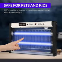 mafiti Elektromos Rovarirtó UV Fénnyel, Szúnyog és Legyirtó 20W 4