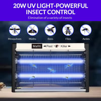 mafiti Elektromos Rovarirtó UV Fénnyel, Szúnyog és Legyirtó 20W 3