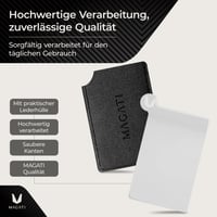 Oglindă manuală din oțel inoxidabil Magati cu mâner – Oglindă de buzunar compactă, set de 1 bucată 5