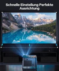 Inteligentný projektor Magcubic 4K s natívnym rozlíšením 1080P a podporou Netflixu na domáce kino 5