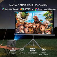 Magcubic 8K/4K Mini Projektor 1080P 800 ANSI Android 14 WiFi 6 Bluetooth 5.4 4