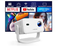 Magcubic Android 13 Okos Projektor 1080P Natív Felbontással, 4K Támogatással, 5G WiFi, BT5.2, Automatikus Fókusz és Keystone, Hordozható Ház 1
