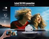 Magcubic Android 13 Okos Projektor 1080P Natív Felbontással, 4K Támogatással, 5G WiFi, BT5.2, Automatikus Fókusz és Keystone, Hordozható Ház 5