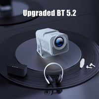 Magcubic Android 13 Smart Projektor 1080P Natív Felbontás 320ANSI 12000 Lumen 5G WiFi Hangvezérlés Hordozható Mozivászon 5