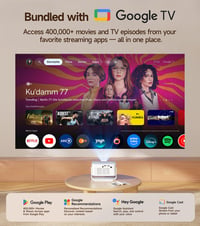 Mini projektor Magcubic HY300GT – Google TV, automatické zaostrovanie, automatická korekcia lichobežníkového skreslenia, WiFi 2.4/5G, Bluetooth, 1080P Full HD, otočný o 180°, prenosný 2