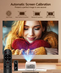 Magcubic HY300max mini projektor 4K 8K, 260 ANSI, WiFi 6, BT 5.4, 360°+35° preklopni, automatski fokus, trapezoidna korekcija, kućno kino 6