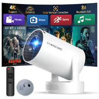 Magcubic HY300pro+ Mini Projektor 4K, WiFi 6, Bluetooth 5.4, Ugrađene aplikacije 2026, Prijenosni pametni projektor 1