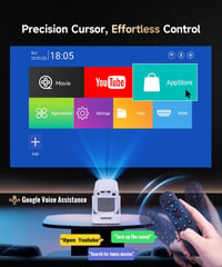 Magcubic HY310 4K Mini Projektor 1080P Auto Focus WiFi 6 Bluetooth Hordozható Otthoni Mozi 6