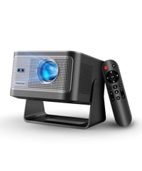 Mini projektor Magcubic HY350max, 4K 8K 1080P, Android 14, WiFi 6, Bluetooth 5.4, 600 ANSI, automatické zaostrovanie, 12W reproduktor, otočný o 180°, inteligentné domáce kino 1