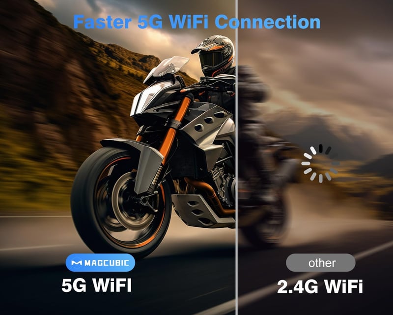 Magcubic HY450 NTV Okos Projektor - Full HD 1080P, 700 ANSI, WiFi 6, 5G, Bluetooth 5.0, Hangvezérlés, Automatikus Fókusz, Otthoni Mozi
