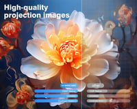 Magcubic HY450 NTV Okos Projektor - Full HD 1080P, 700 ANSI, WiFi 6, 5G, Bluetooth 5.0, Hangvezérlés, Automatikus Fókusz, Otthoni Mozi 4