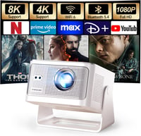 Magcubic Mini Projektor 4K 1080P WiFi 6 Bluetooth Auto Focus Otthoni Mozi 1