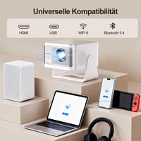 Magcubic Mini Projektor 4K 1080P WiFi 6 Bluetooth Auto Focus Otthoni Mozi 10