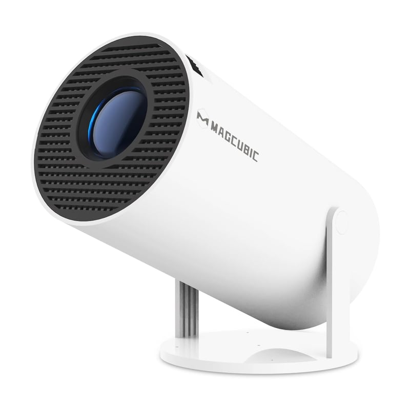 Magcubic Mini Projektor 4K Android 11 Pametni Projektor 5G WiFi 6 BT 5.4 Full HD 1080P 200ANSI 8000L Automatska Korekcija Trapeza Bijeli