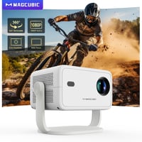 Magcubic Mini projektor, 4K, natívne 1080P Full HD, 400 ANSI, Android 14, inteligentný prenosný projektor 5