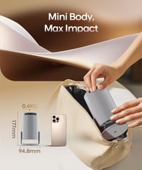 Magcubic Mini projektor 4K Smart WiFi 6 BT 5.4, Full HD 1080P, 200 ANSI 8000L, automata trapézkorrekció, szürke 7