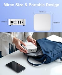 Magcubic N150 Mini PC 4 magos 16GB RAM 512GB SSD Windows 11 4K 5