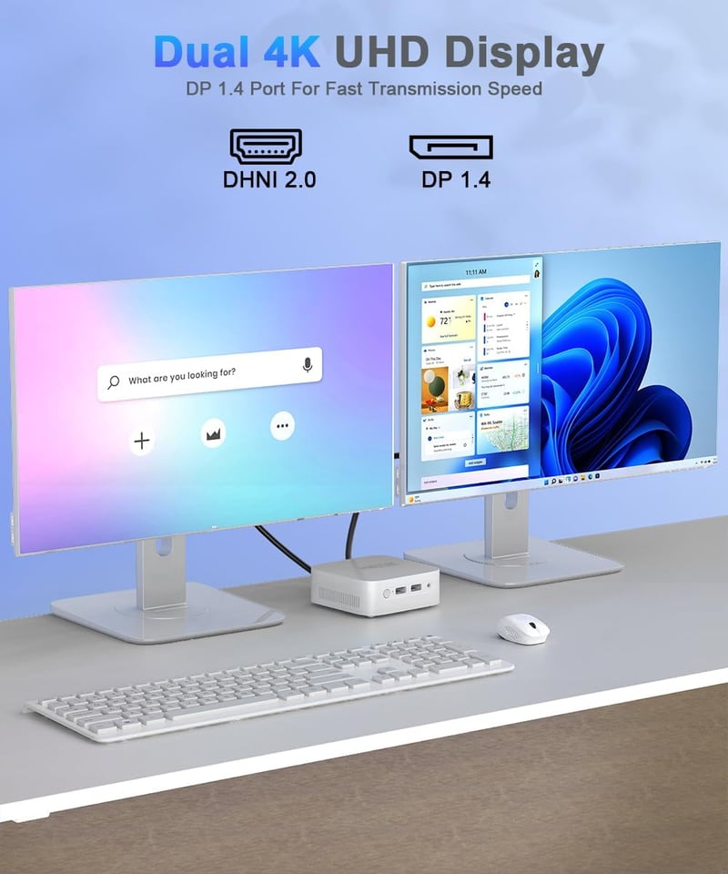 Magcubic N150 Mini PC 4 magos 16GB RAM 512GB SSD Windows 11 4K