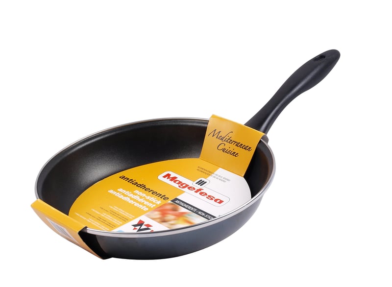 Magefesa Glass staklena tava promjera 26 cm s crnim staklenim poklopcem