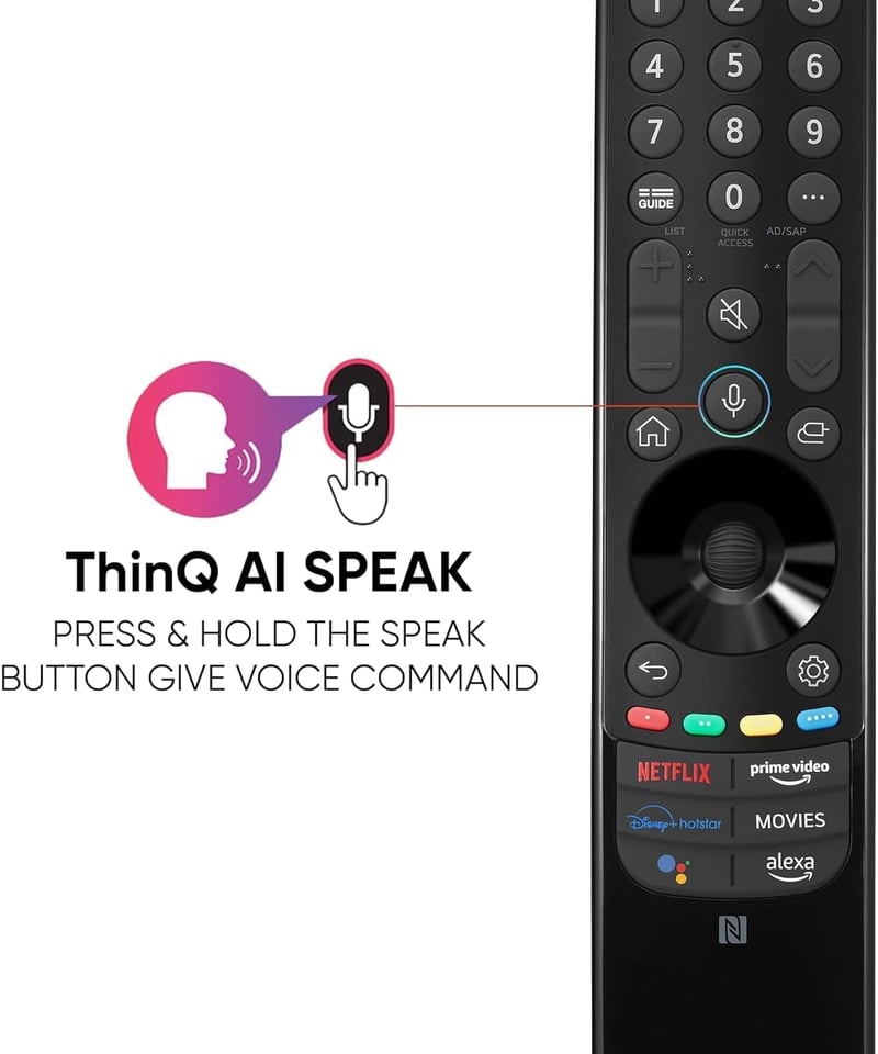 Magic Control LG MR21GA Remote Control LG Channels Movies